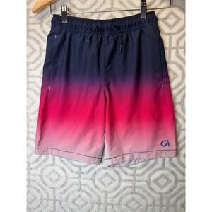 Gap Kids Gradient Swim Shorts‎ Trunks Boys Size 10-12L Colorblock Swimwear